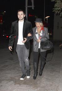 Christina Aguilera Spotted walking with Matthew Rutler in Los Angeles (November 16, 2012)