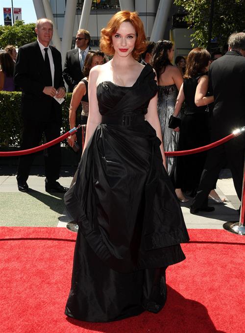 Christina Hendricks 62nd Creative Emmy Awards in Los Angeles on August 21, 2010 