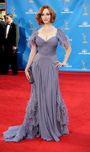 Christina Hendricks at the 62nd Annual Primetime Emmy Awards on August 29, 2010 