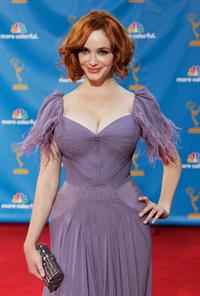 Christina Hendricks at the 62nd Annual Primetime Emmy Awards on August 29, 2010 