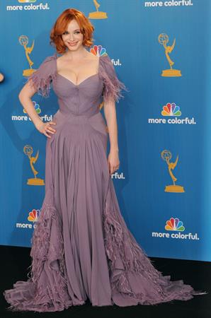 Christina Hendricks at the 62nd Annual Primetime Emmy Awards on August 29, 2010 
