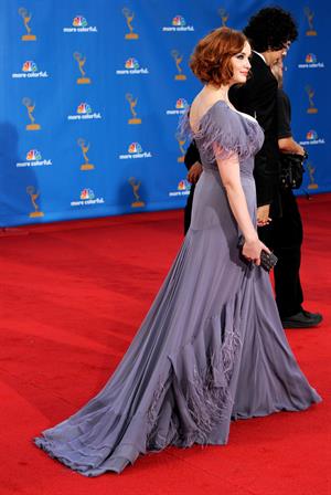 Christina Hendricks at the 62nd Annual Primetime Emmy Awards on August 29, 2010 