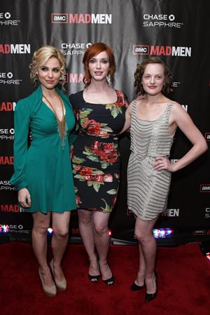 Christina Hendricks Mad Men Season 4 Finale screening at the 21 Club on October 17, 2010 
