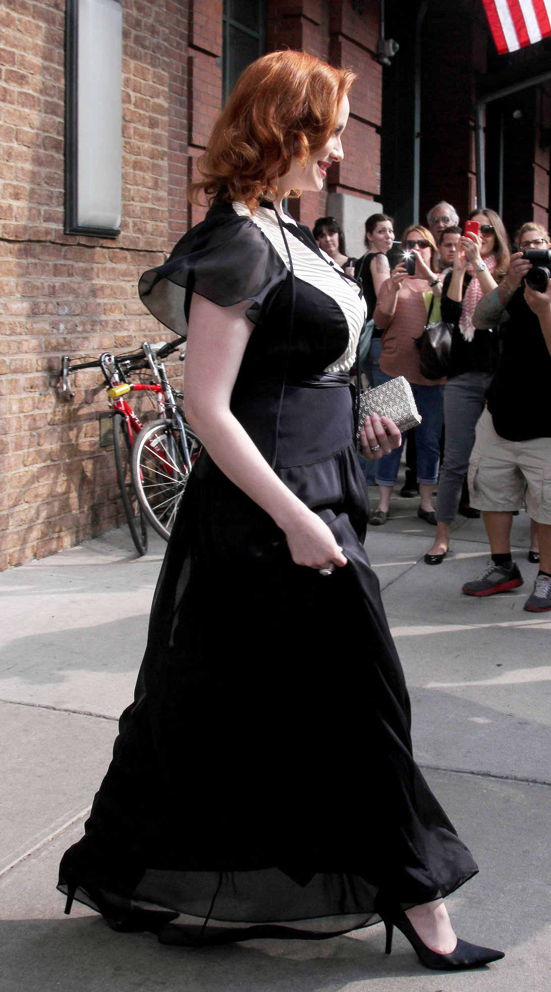 Christina Hendricks Pictures Christina Hendricks outside her hotel in New York City on March 22, 2012