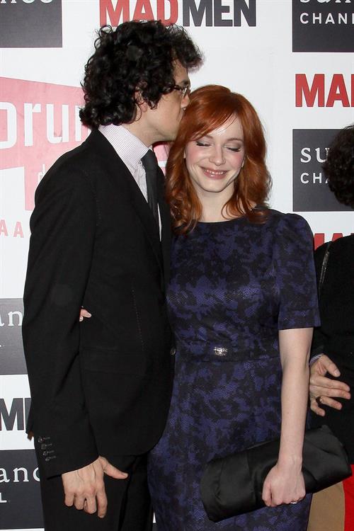 Christina Hendricks Mad Men photocall at Forum des Images in Paris on February 9 