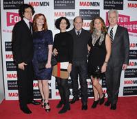 Christina Hendricks Mad Men photocall at Forum des Images in Paris on February 9 