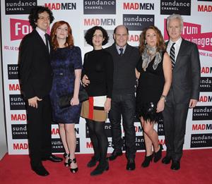 Christina Hendricks Mad Men photocall at Forum des Images in Paris on February 9 