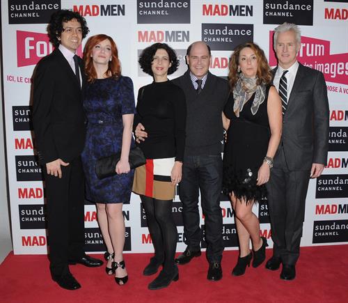 Christina Hendricks Mad Men photocall at Forum des Images in Paris on February 9 