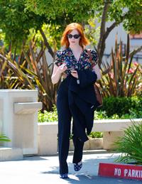Christina Hendricks out running errands in Culver City on June 21, 2011 