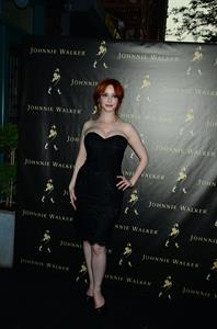 Christina Hendricks Johnnie Walker Father's Day gifting event in New York City on June 9, 2011