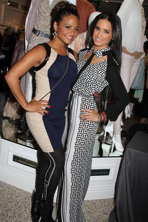 Christina Milian Kyle By Alene Too Grand Opening Party in New York - October 11, 2012 