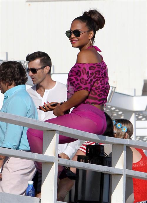 Christina Milian - Havana Nights Collection event in Malibu (24.08.2012)