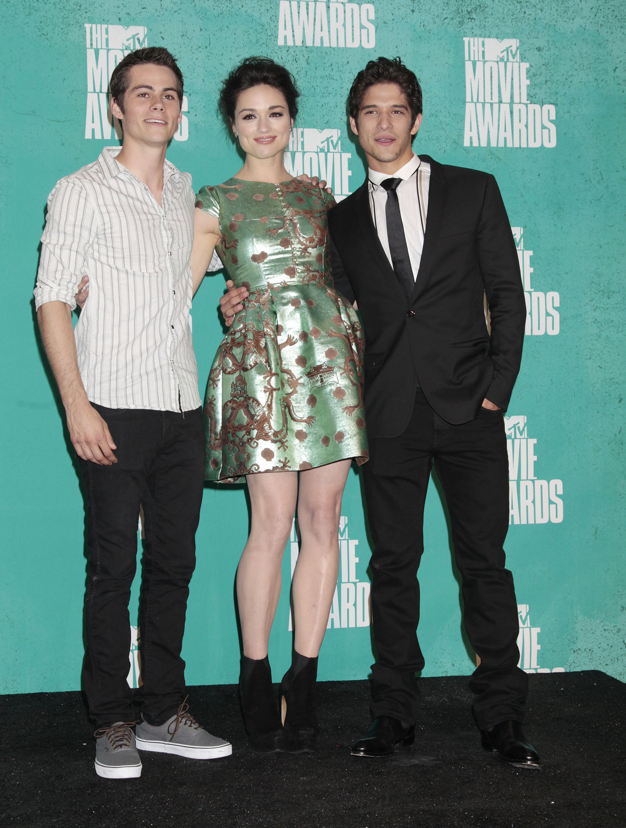 Crystal Reed - 2012 MTV Movie Awards (Arrival) in Universal City (June 3, 2012)