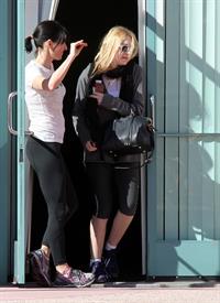 Dakota Fanning At the Gym in North Hollywood - 01/11/2013 
