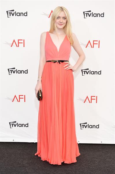 Dakota Fanning - AFI Life Achievement Award Honoring Shirley MacLaine in LA June 7, 2012