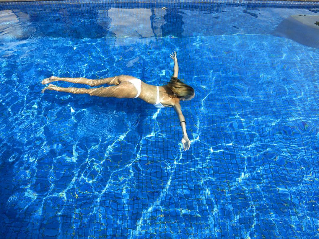 Alena Filinkova in a bikini