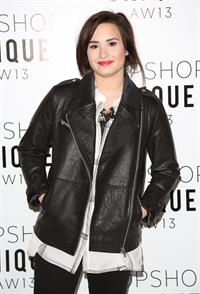 Demi Lovato London Fashion Week 2013 Topshop Unique in London 2/17/13 