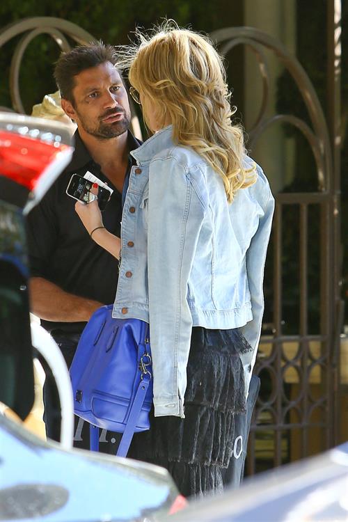 Delta Goodrem arrives at the Four Seasons Hotel Jan 21, 2013 