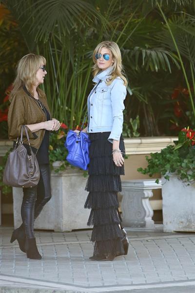 Delta Goodrem arrives at the Four Seasons Hotel Jan 21, 2013 