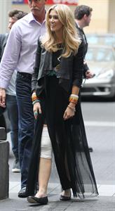 Delta Goodrem Arrives for ''The Project'' in Melbourne - November 5, 2012