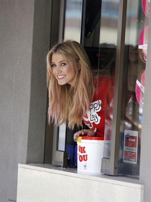 Delta Goodrem McHappy Day in Tullamarine - November 10, 2012