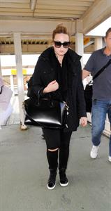 Demi Lovato - Leaves London Heathrow Airport in London (01.06.2013) 