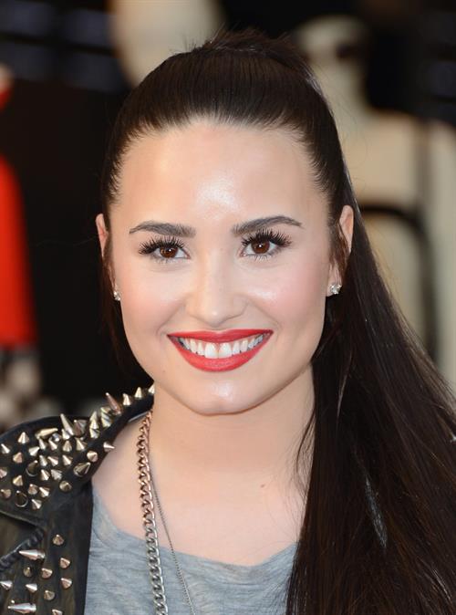 Demi Lovato Topshop Topman LA Grand Opening at The Grove in LA 2/14/13 