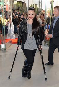 Demi Lovato Topshop Topman LA Grand Opening at The Grove in LA 2/14/13 
