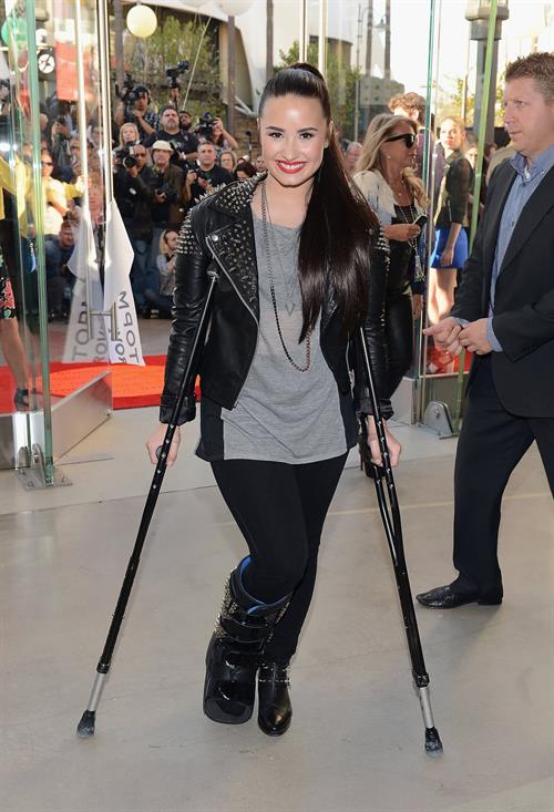 Demi Lovato Topshop Topman LA Grand Opening at The Grove in LA 2/14/13 