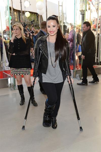 Demi Lovato Topshop Topman LA Grand Opening at The Grove in LA 2/14/13 
