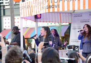 Demi Lovato Topshop Topman LA Grand Opening at The Grove in LA 2/14/13 