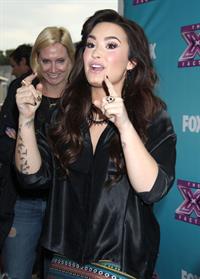 Demi Lovato The X Factor season finale news conference in LA 12/17/12 