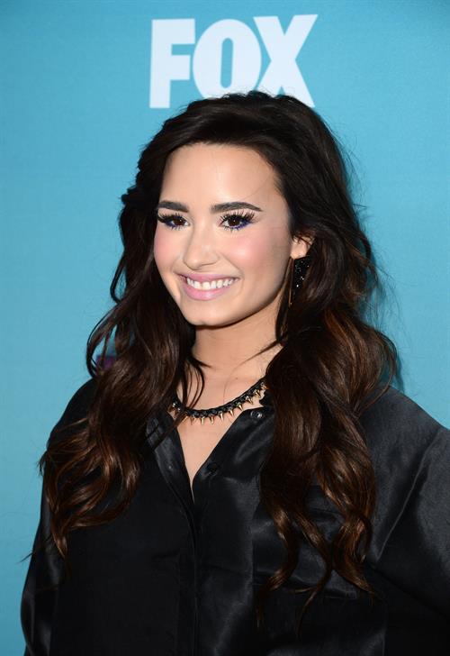 Demi Lovato The X Factor season finale news conference in LA 12/17/12 