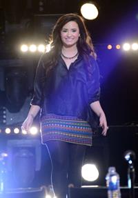 Demi Lovato The X Factor season finale news conference in LA 12/17/12 