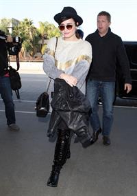 Demi Lovato at LA airport 12/7/12 