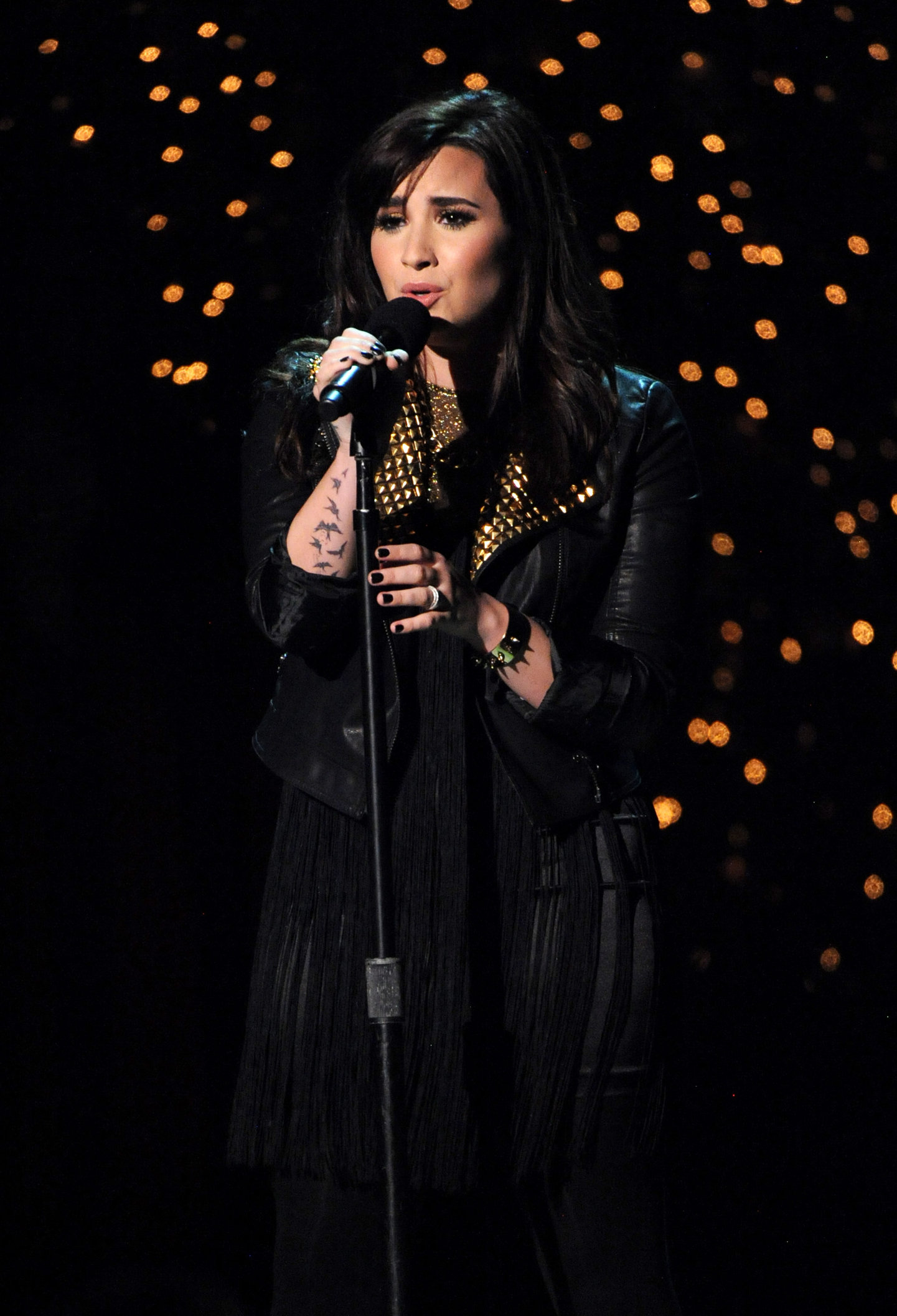 Demi Lovato TNT Christmas 2012 @ the National bldg Museum in WA 12/9/12 