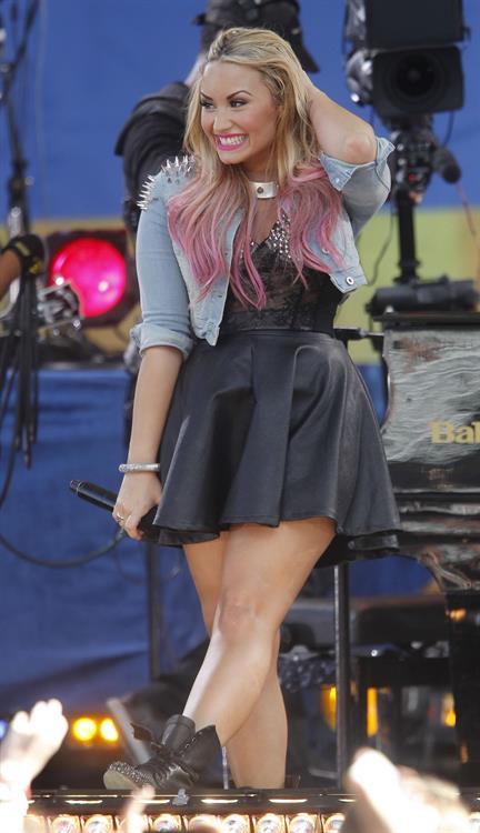 Demi Lovato -  Good Morning America  set in New York  -  6 July, 2012