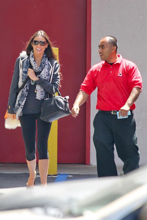 Demi Moore Leaving her pilates class after a workout in Hollywood (May 15, 2013) 