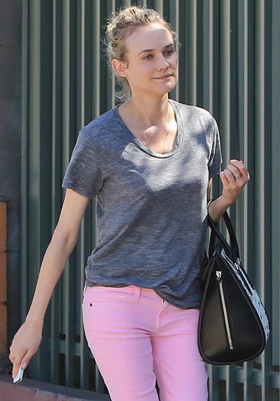 Diane Kruger at The Grove in LA 3/12/13