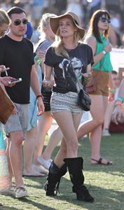 Diane Kruger attends the H&M Loves Music Coachella 2013 kick-off Event at Merv Griffin Estate in La Quinta in April 