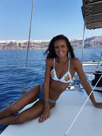 Helen Owen in a bikini