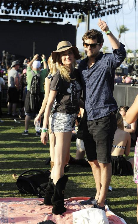 Diane Kruger attends the H&M Loves Music Coachella 2013 kick-off Event at Merv Griffin Estate in La Quinta in April 