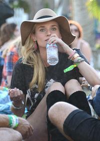 Diane Kruger attends the H&M Loves Music Coachella 2013 kick-off Event at Merv Griffin Estate in La Quinta in April 