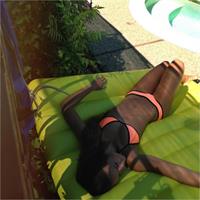 Helen Owen in a bikini