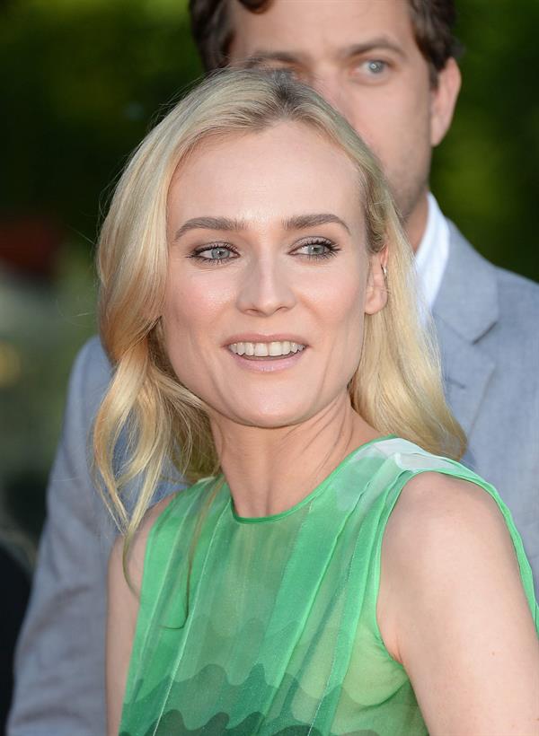 Diane Kruger arrive at the Series Premiere of F's 'The Bridge' at the DGA Theater July 8, 2013 