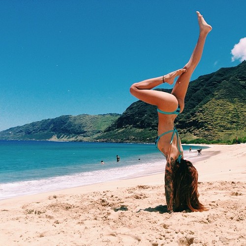 Jenah Yamamoto in a bikini