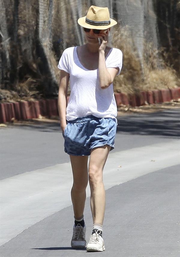 Diane Kruger Taking a Sunday stroll in Hollywood 11.08.13 