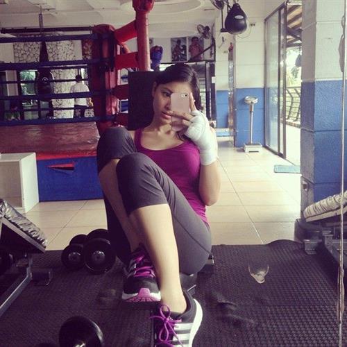 Nadine Lustre taking a selfie