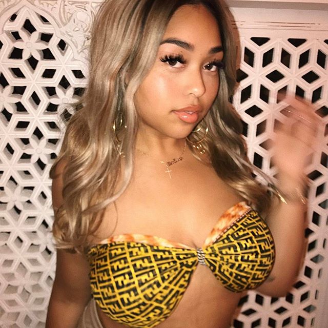 Jordyn Woods in a bikini