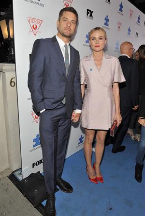 Diane Kruger At Autism Speaks Blue Jean Ball at Boulevard 3 in LA on October 24, 2013